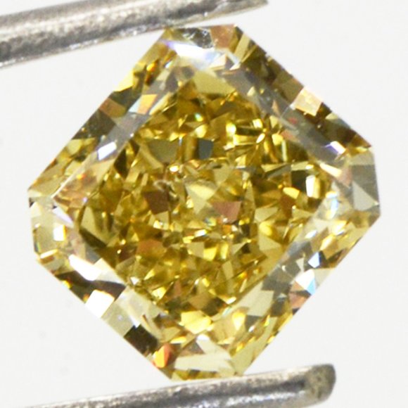 Radiant Diamond Fancy Brownish Yellow 1.08 Carat VS1 GIA Certificate - Picture 10 of 12